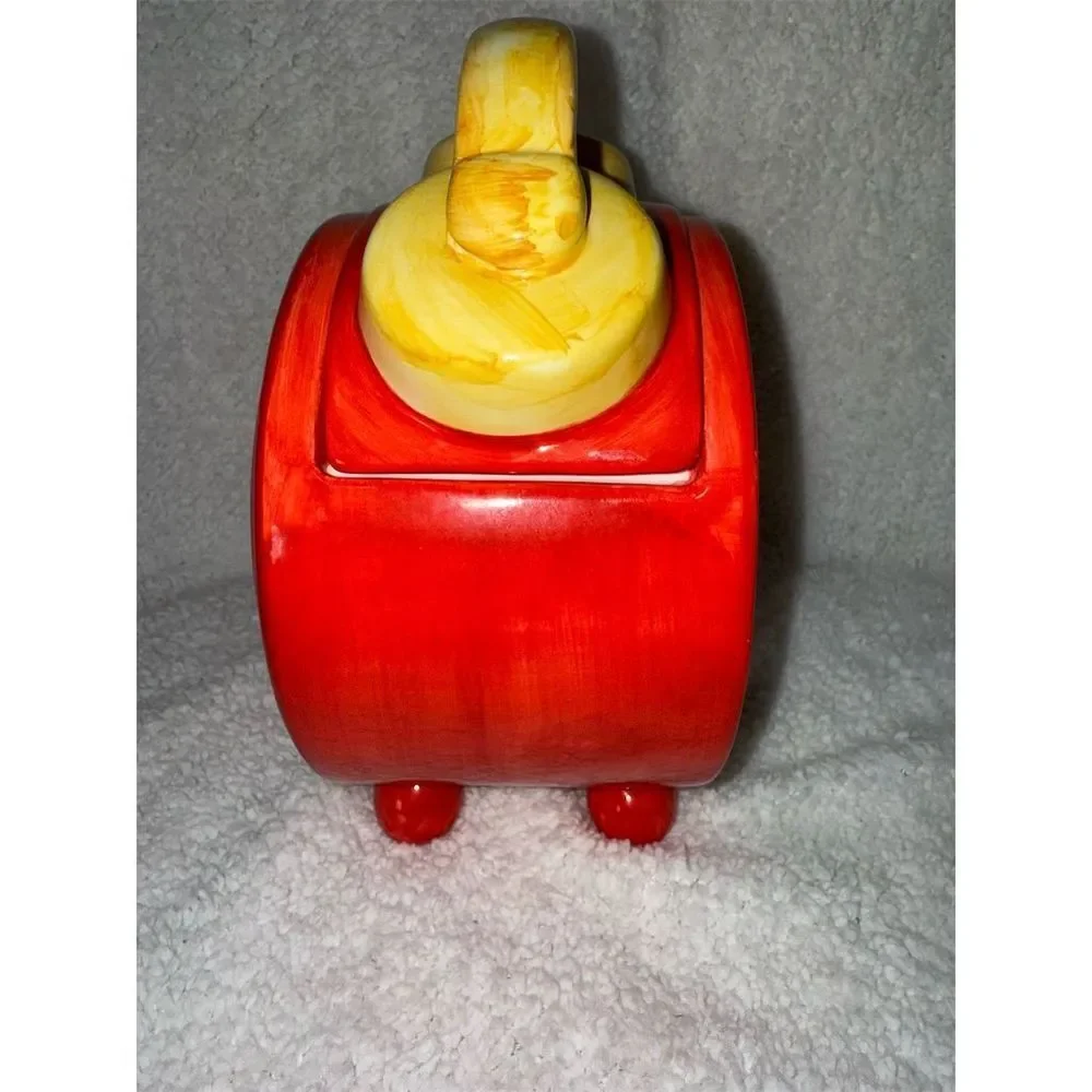 Vintage Enesco Alarm Clock Cookie Jar Multicolor Collectible 1994‎ no chips